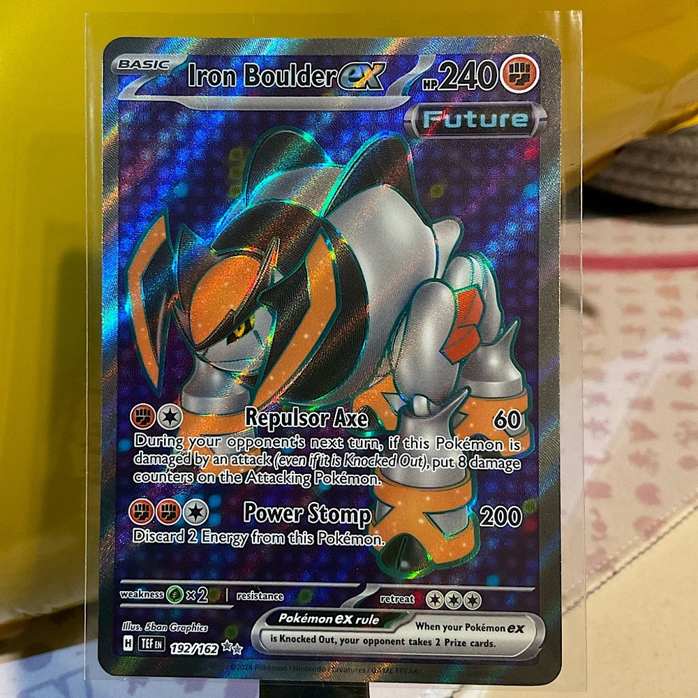TEMPORAL FORCES Iron Boulder EX Ultra Rare S&V 2023